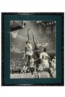 Bill Russell and Wilt Chamberlain Signed 16x20 Photo